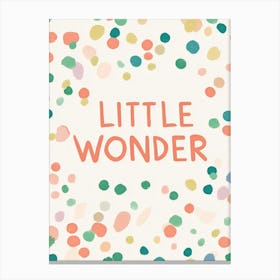 Little Wonder Canvas Print