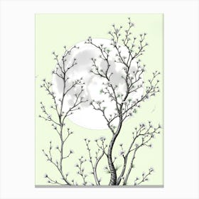 Moonlight Tree 1 Canvas Print