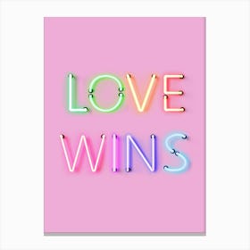 Love Wins Canvas Print