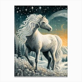 Creative Horse Beauty Illustration Nr 162 Canvas Print