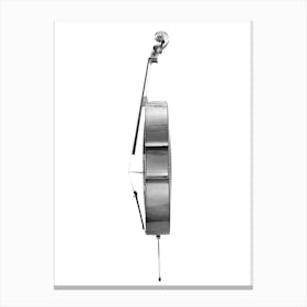 Cello Line Art Illustration 3 Canvas Print