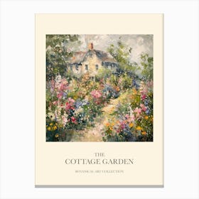 Nature Cottage Garden Poster 12 Canvas Print
