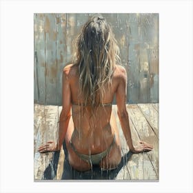 'Swim' Canvas Print