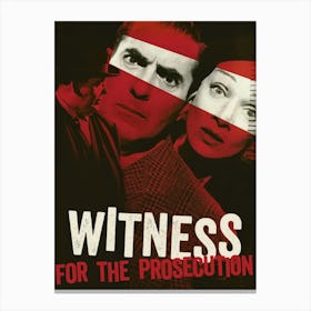 Witness For The Prosecution (1957) Canvas Print