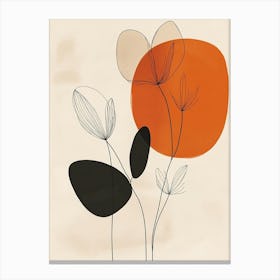 Abstract Flower Painting 2 Canvas Print