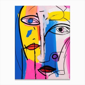 'The Face' 3 Canvas Print