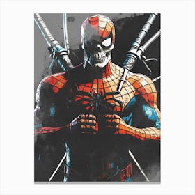 Fear Of Spiderman Canvas Print