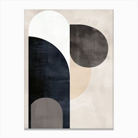 The Quiet Pulse Minimalist Style Canvas Print