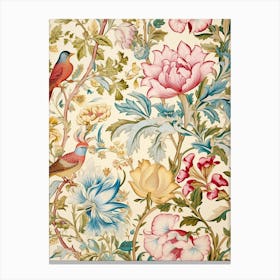 Floral Wallpaper 341 Canvas Print