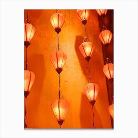 Chinese Lanterns Photo Canvas Print