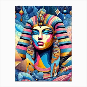 Cleopatra Portrait Artwork 123 Canvas Print