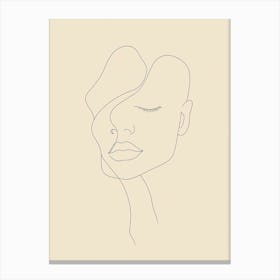 Portrait Of A Woman 10 Canvas Print