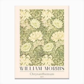 William Morris Chrysanthemum Canvas Print