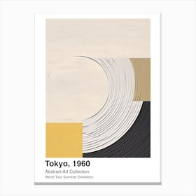 World Tour Exhibition, Abstract Art, Tokyo, 1960 1 Canvas Print