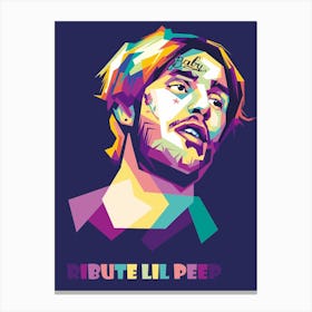 Tribute Lil Peep Wpap Canvas Print