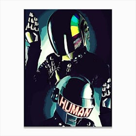 Human By Daft Punk Canvas Print