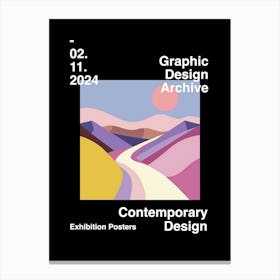 Graphic Design Archive Poster 18 Canvas Print