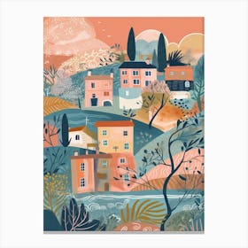 Sardinia, Italy Illustration Canvas Print