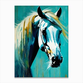 Horse Head Painting Canvas Print