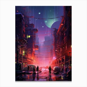 Futuristic City 15 Canvas Print