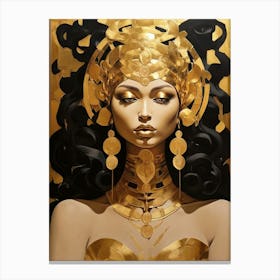 Gold Goddess Art Print 0 1 Canvas Print