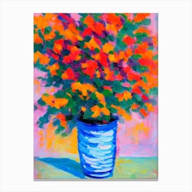 Birthday Flowers Matisse Inspired Flower Canvas Print