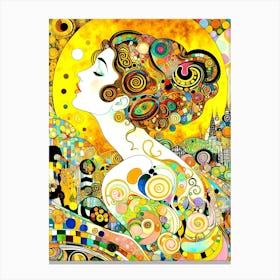 Klimt'S Woman 1 Canvas Print