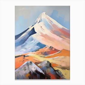 Beinn Mhanach Scotland 4 Mountain Painting Canvas Print