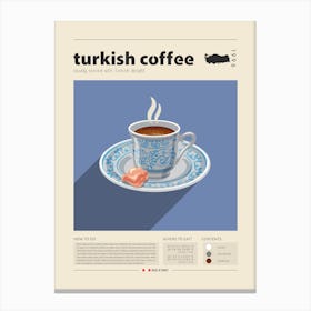 Turkish Coffee Canvas Print