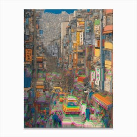 Asian Cityscape Canvas Print