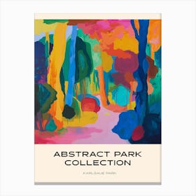 Abstract Park Collection Poster Karlsaue Park Kassel 2 Canvas Print