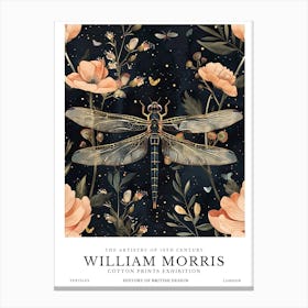 William Morris Exhibition Insects Series 35 Canvas Print