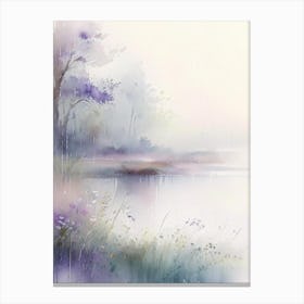 Rain Water Landscapes Waterscape Gouache 1 Canvas Print