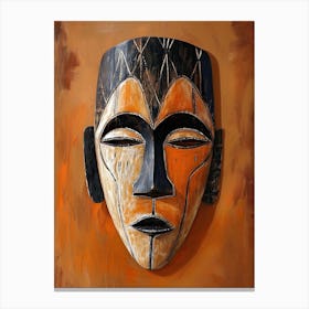 African Tribe Mask 43 Canvas Print