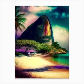 Bonito Brazil Soft Colours Tropical Destination Canvas Print