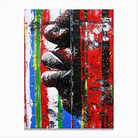 Face Of A Man 11 Canvas Print