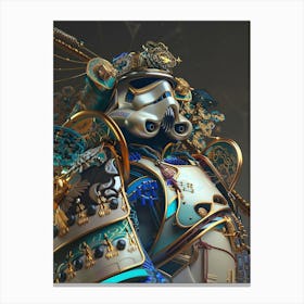 Stormtropper As A Vintagepunk Samurai 13 Canvas Print