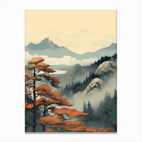 Kumano Kodo Japan 2 Hiking Trail Landscape Canvas Print