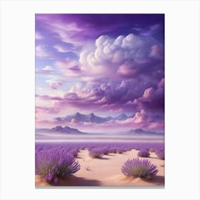 Lavender Field Canvas Print