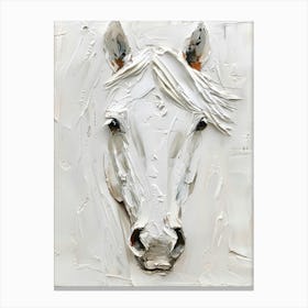 White Horse 4 Canvas Print