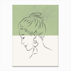 Portrait Of A Woman 24 Canvas Print