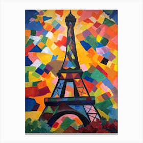 Eiffel Tower Paris Matisse Style 4 Canvas Print