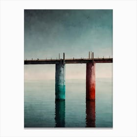 Bridge Over The Water Canvas Print