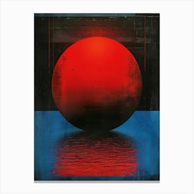 Red Sphere Canvas Print