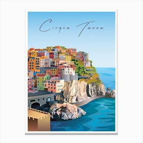 Cinque Terre Italy Art Print Canvas Print