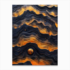 Abstract Painting Canvas Print