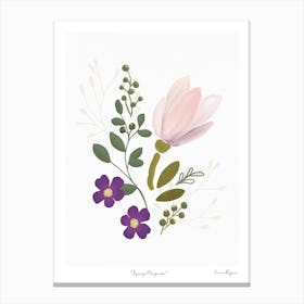 Spring Magnolia Canvas Print