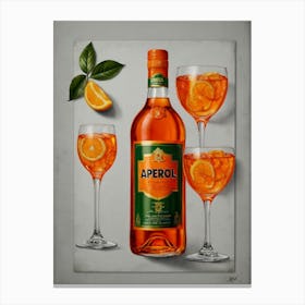 Aperol Canvas Print