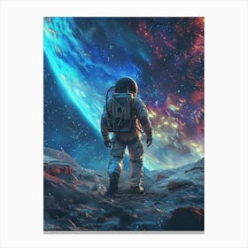 Astronaut In Space 11 Canvas Print