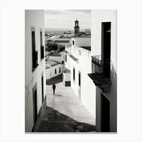 Granada, Spain, Black And White Analogue Photography 3 Canvas Print